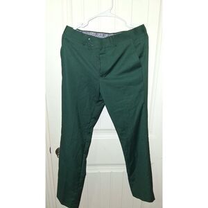 Sean Alexander Men’s 32W Dark Green Dress Pants Suit Trousers Flat Front